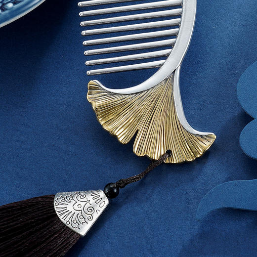 子佩集S999银【三生有杏】梳子【BX0460815】2305 商品图1