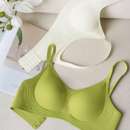 【88号款】女士夏季升级版瑜伽网透气果冻条无痕内衣 商品图8