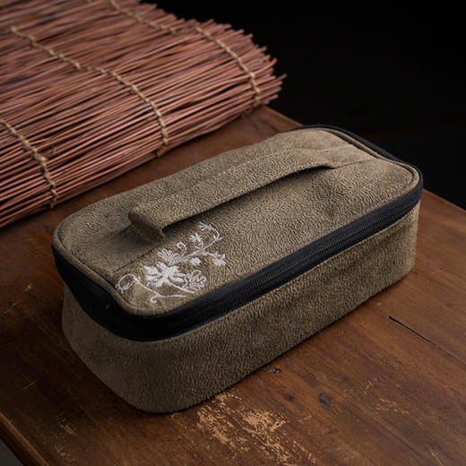 新绣花茶具包 茶杯收纳旅行茶具包 商品图1