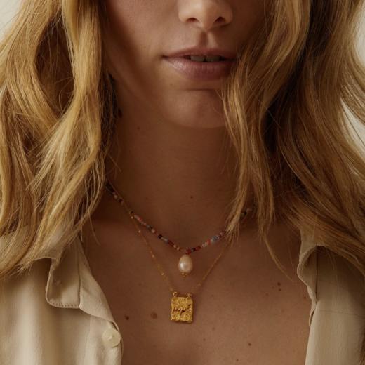 北京仓｜Elise Tsikis-IRINIS-珍珠彩色 项链［法国设计师］ 商品图1