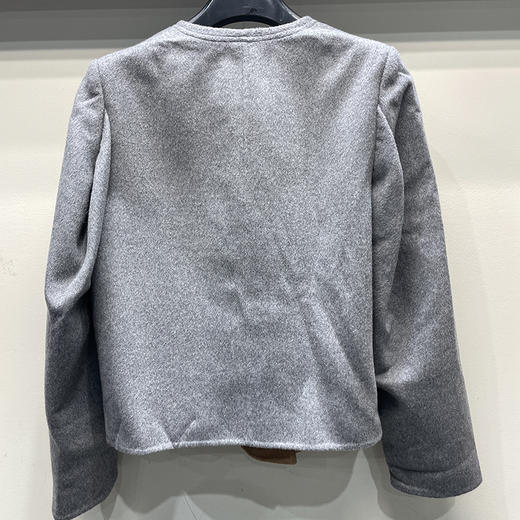意大利产 GIORGIO ARMANI/阿玛尼 女商务休闲山羊毛兔毛混纺外套 商品图1