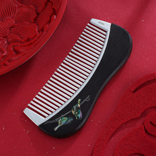 子佩集S999银比翼相思梳子【YJSZ010】2305 商品图7