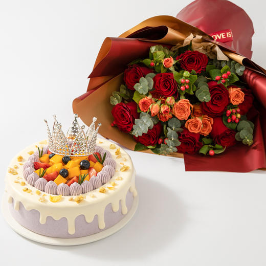 【0添加蔗糖】芋见女神蛋糕，控甜之选，缤纷鲜果搭配软糯芋泥，尽享清甜浪漫（赣州） 商品图3