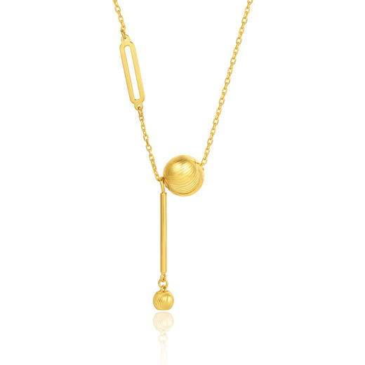 MEMORA诗普琳时光金致黄金足金项链女款LN482002 商品图0