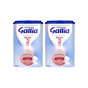 【团购直邮】法国Gallia佳丽雅二段近母乳配方奶粉  2罐装