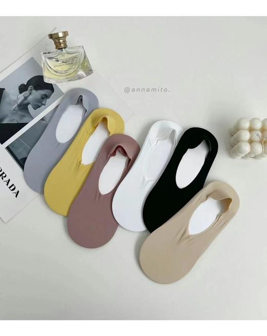 老米优品/ 3双1组，2组包邮❤《男士夏日超透气冰丝纯色船袜》舒服到不想脱下~~好品质。WZ230507C 商品图3