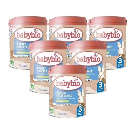 【团购直邮】法国Babybio伴宝乐有机牛奶三段标准 6罐装 商品图0
