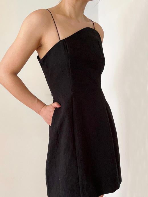 Viktoria Chan | SS23118 Stina bold mini dress [吊带连衣裙 黑 ] 商品图7