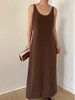 Viktoria Chan | SS23103 Tine U neck dress [ U领无袖连衣裙 棕 ] 商品缩略图4