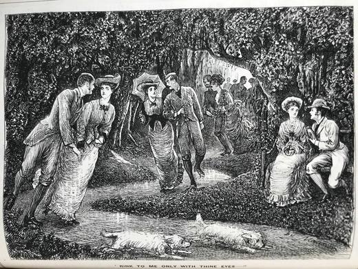 1876年 英国讽刺漫画杂志《笨拙》 数百幅插图 漆布精装16开 商品图9