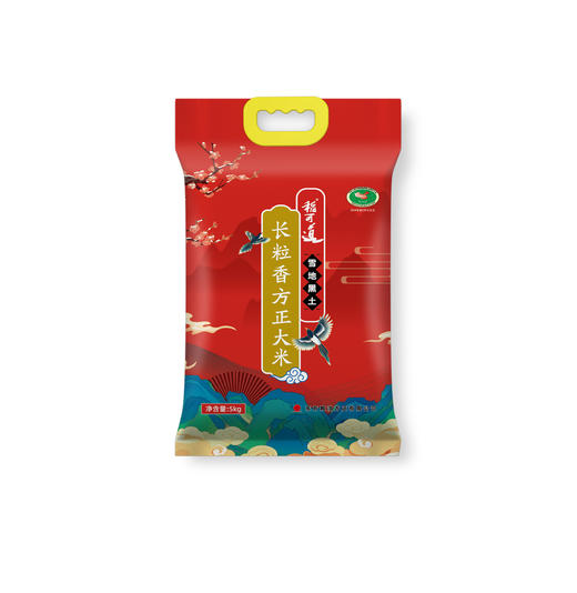 稻可道雪地黑土方正长粒香米5kg 商品图0