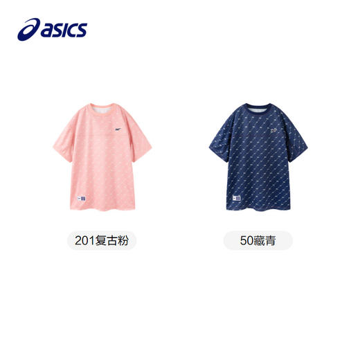 ASICS/亚瑟士童装2023年夏季新款女童儿童复古运动休闲圆领连衣裙 商品图4