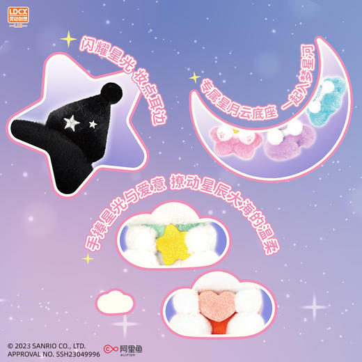 灵动创想三丽鸥家族系列毛绒盲盒 商品图2