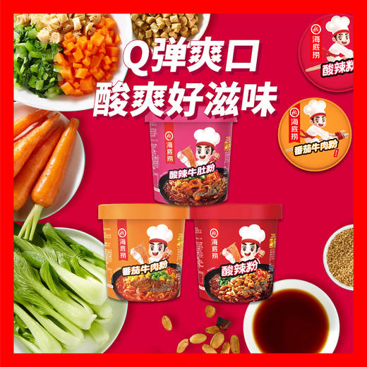 海底捞酸辣粉牛肚粉牛肉粉 组合装 商品图2