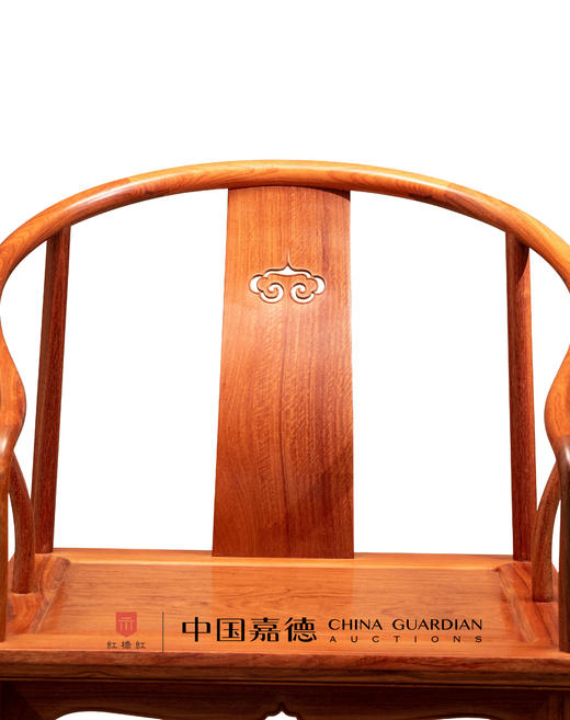 红桥红  家具严选  缅甸花梨（大果紫檀）【如意壸门垂手圈椅】 商品图2