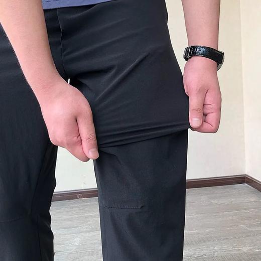 DES同款柜1000+ 男士压胶梭织运动休闲裤健身运动九分裤 商品图1