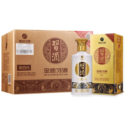 贵州习酒 金质习酒第四代 酱香型白酒 53度500ml*1瓶/2瓶/6瓶整箱 商品图4