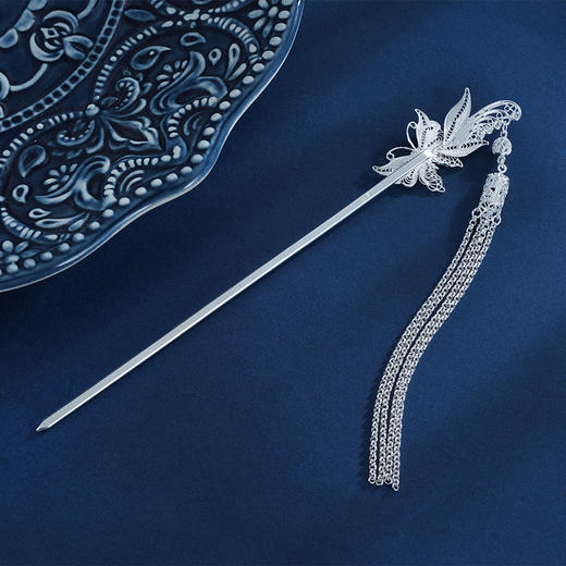 子佩集S990银【觅花踪】发簪【QSFZ006】2305 商品图7