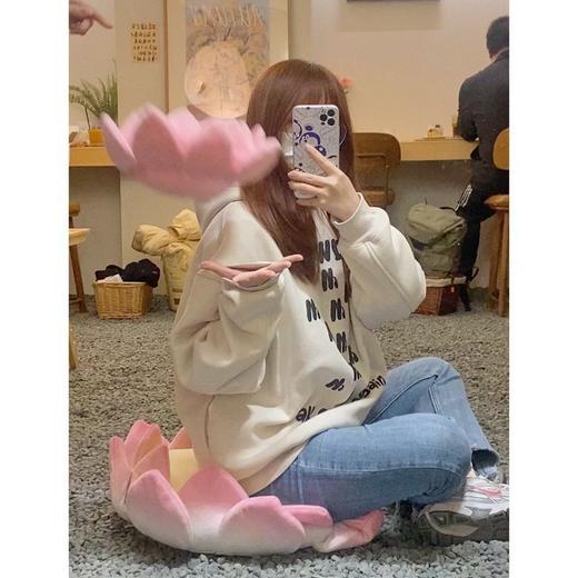 网红创意恶搞沙发地上坐垫久坐莲花宝座坐垫 商品图1