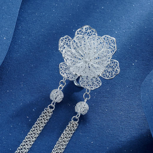 子佩集S990银【夕颜若雪】发簪【MXFZ001】2305 商品图4