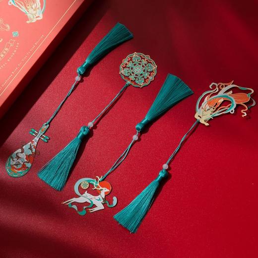 敦煌仙境书签国潮文创礼物金属书签礼盒学生礼品教师节送老师 商品图2