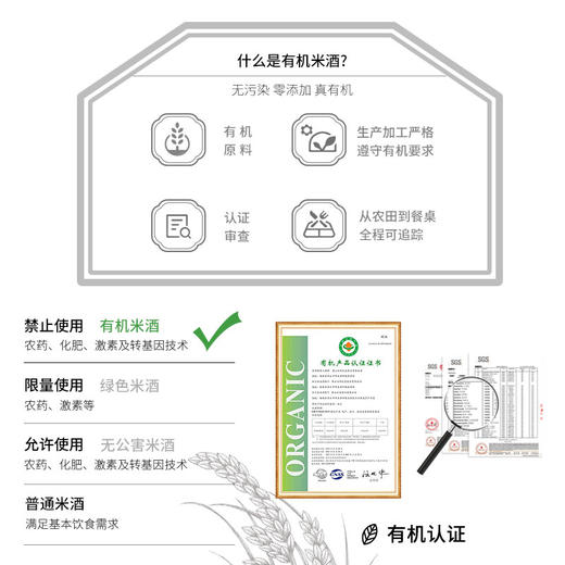 杞冠臻选|七约有机米酒 桂花米酒 桂花清新酒香清甜 10度 350ml   2件起包邮 商品图3