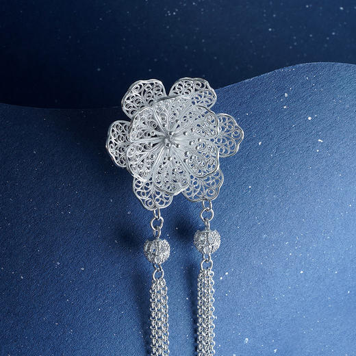 子佩集S990银【夕颜若雪】发簪【MXFZ001】2305 商品图12