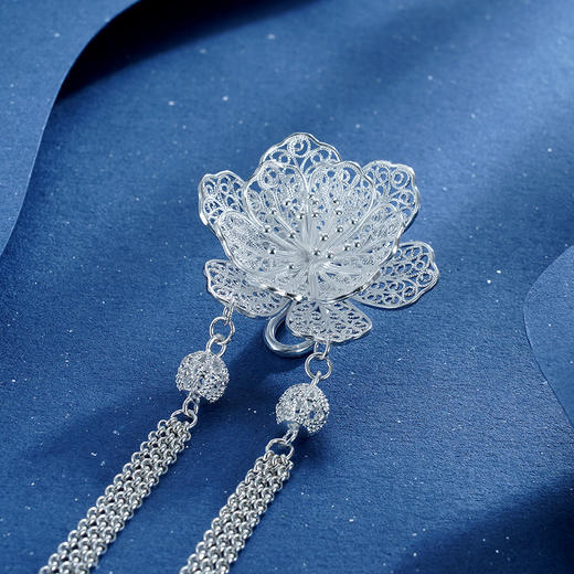 子佩集S990银【夕颜若雪】发簪【MXFZ001】2305 商品图7