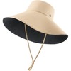 蕉下穹顶系列倍护防晒渔夫帽-深卡其云碳黑 商品缩略图0