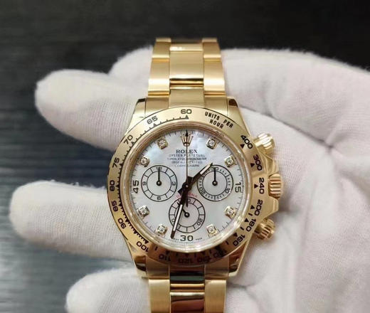 C厂CleaN厂劳力士迪通拿贝母盘款m116508-0007复刻腕表有破绽吗？C厂迪通拿复刻手表做工如何？ 商品图0