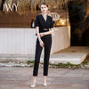 IWY/夏季气质短袖西装套装高级感正装2023新款美容院工作服女士职业装CP1771 商品缩略图0