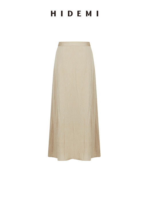 HIDEMI 微褶皱清透廓形极简衬衫半裙套装 商品图8