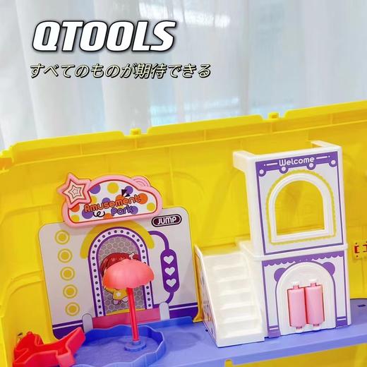 儿童滑行巴士场景车百变校车可乘骑学校套装女孩过家家玩具小演员 商品图3