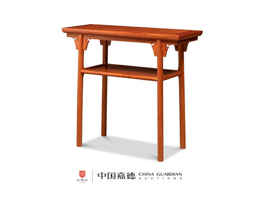 红桥红  家具严选  缅甸花梨（大果紫檀）【恭王府 带屉板小酒桌】 商品图0