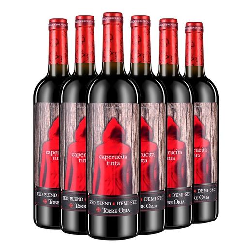 西班牙奥兰小红帽红酒半甜红葡萄酒750ml*1瓶/6瓶 商品图3