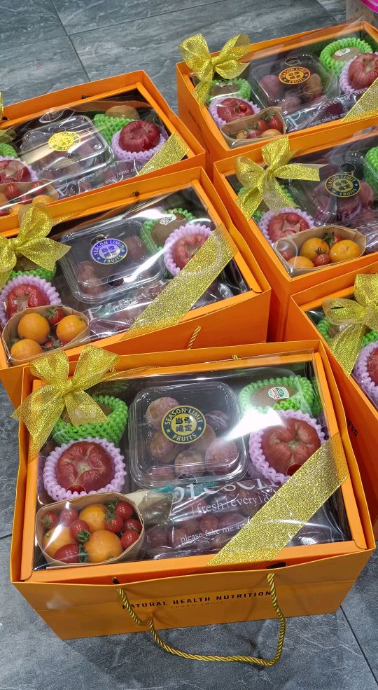 包装双层礼盒（橙色）润达店