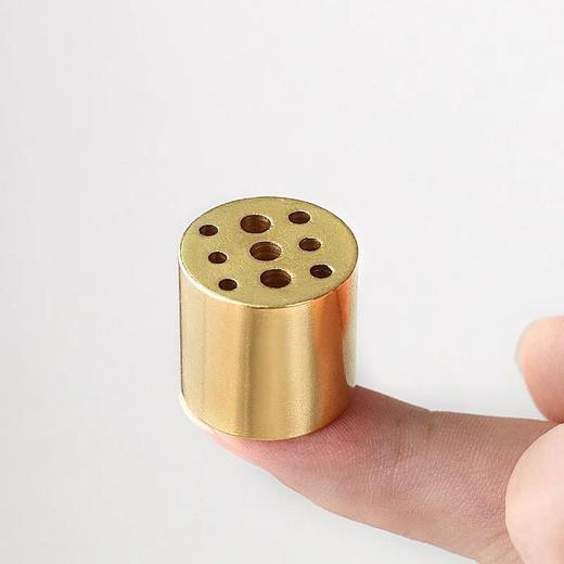 铜九孔香插香盘九孔线香炉香托香道线香三根香礼佛香座香夹 商品图1