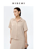 HIDEMI 微褶皱清透廓形极简衬衫半裙套装 商品缩略图2