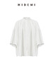 HIDEMI 水洗廓形极简褶皱微伞状多粒扣上衣 商品缩略图9