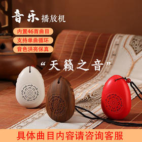 老人师兄修行跟念播放机46首经典单曲循环便携挂脖音乐唱机