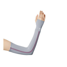 蕉下符号系列防晒袖套- (冰川灰-深曹紫)