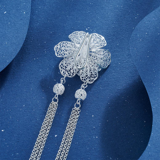 子佩集S990银【夕颜若雪】发簪【MXFZ001】2305 商品图9