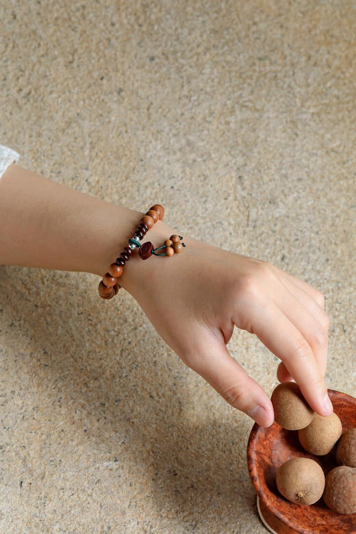 【青山特惠】原创设计-老山檀0.8单圈手串 y17 商品图6