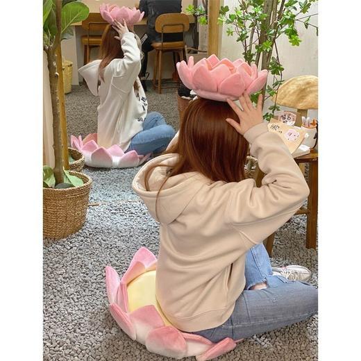 网红创意恶搞沙发地上坐垫久坐莲花宝座坐垫 商品图6