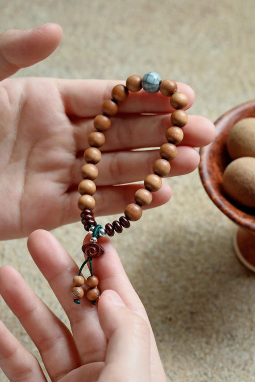 【青山特惠】原创设计-老山檀0.8单圈手串 y17 商品图2