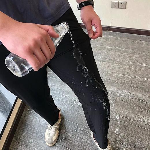 DES同款柜1000+ 男士压胶梭织运动休闲裤健身运动九分裤 商品图2