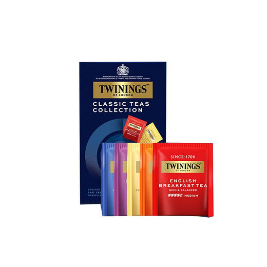 英国Twinings川宁红茶精选5种口味20片 商品图0
