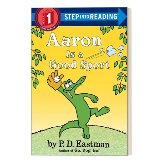 英文原版 Step into Reading 1 - Aaron is a Good Sport 亚伦是个好运动员 兰登分级读物1 英文版 进口英语原版书籍 商品图1