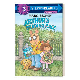 英文原版 Step into Reading 3 - Arthur's Reading Race 亚瑟小子 英文版 进口英语原版书籍