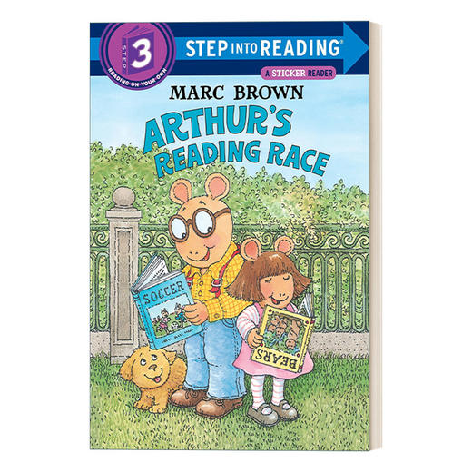 英文原版 Step into Reading 3 - Arthur's Reading Race 亚瑟小子 英文版 进口英语原版书籍 商品图0